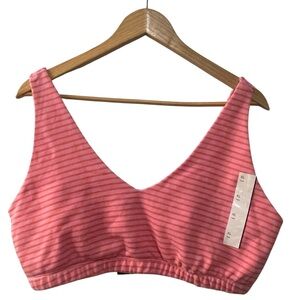 Joylab‎ Women’s Pink Striped Brallete XL
